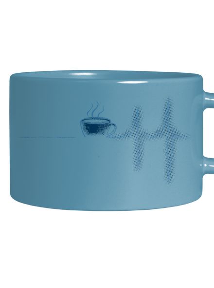 Coffee help hrnek makronka Blue Macaron