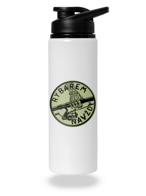 Rybářem navždy  lahev na vodu White