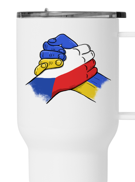 Ukrajina - Podpora termohrnek White