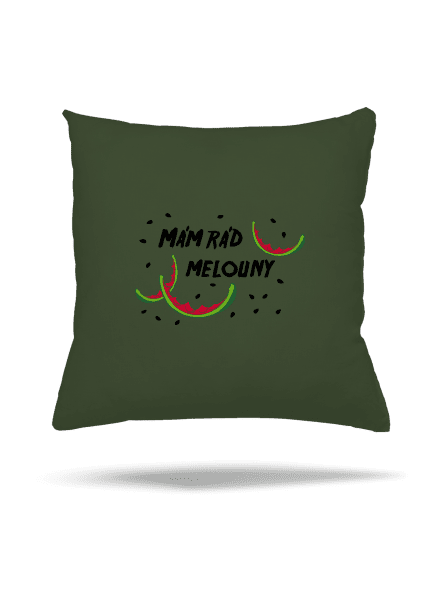 Melouny polštář Olive Green