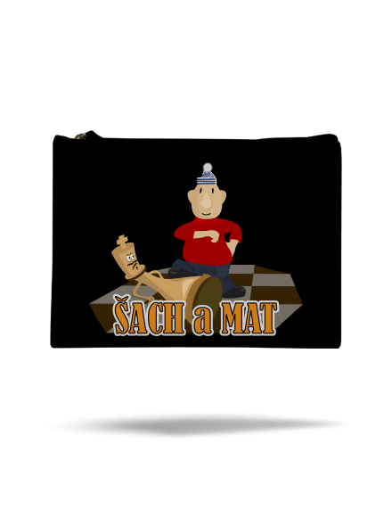 Šach a Mat taštička Black