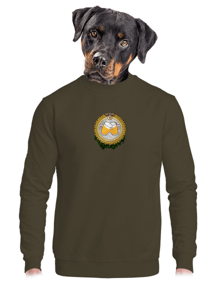 Pivní horoskop: Beran unisex mikina bez kapuce Urban Khaki