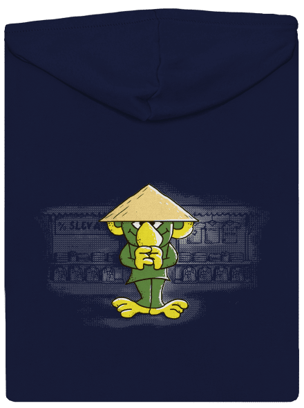 Dobí den pánská mikina na zip Navy