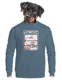 unisex mikina bez kapuce