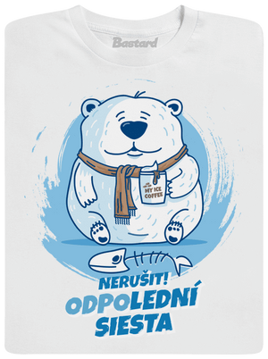 Odpolední siesta pánské tričko White