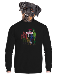 unisex mikina bez kapuce