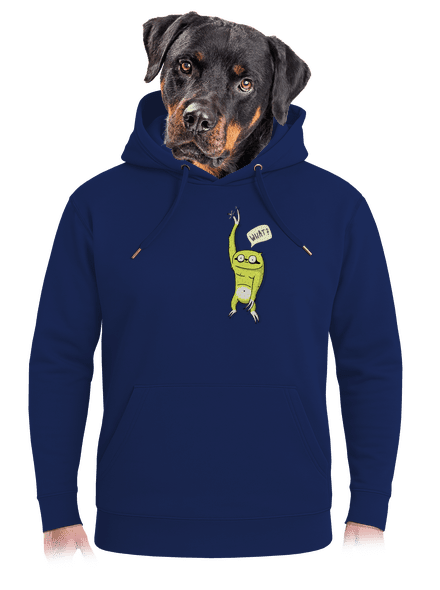 Lenochodík unisex mikina premium Navy