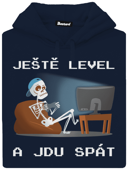 Ještě level pánská mikina klokanka Navy