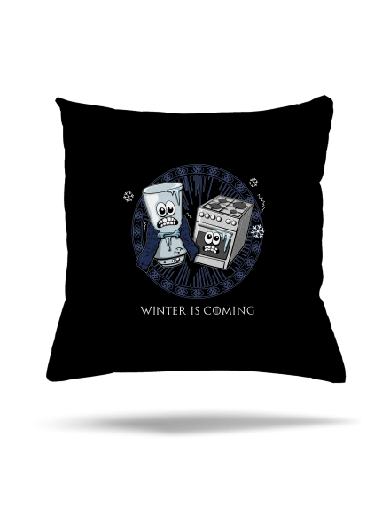 Winter is coming polštář Black
