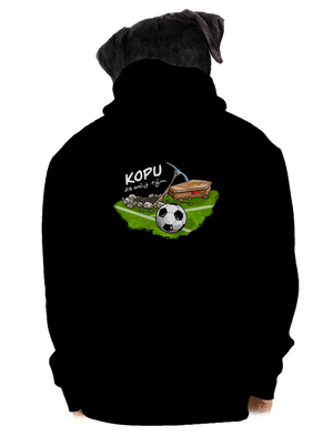 Kopu za svůj tým pánská mikina na zip Black