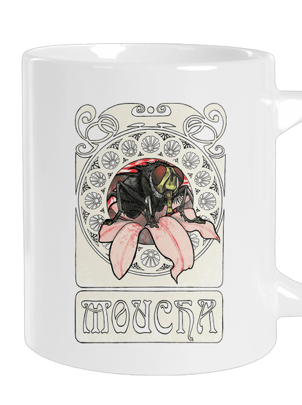 Moucha velký hrnek White