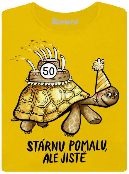 Stárnu pomalu dámské tričko Yellow
