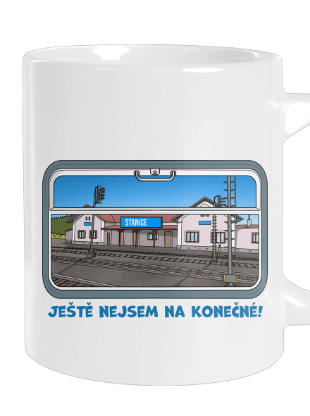 Nejsem na konečné velký hrnek White