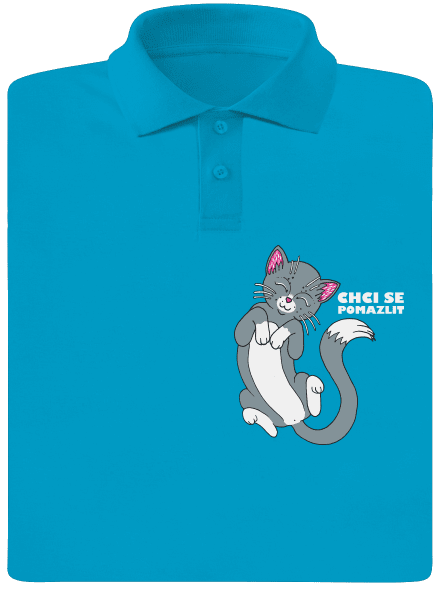Chci se pomazlit pánská polokošile Blue Atol