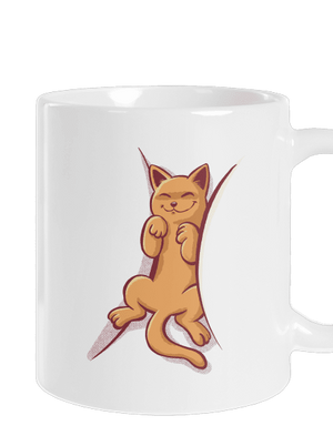 Spící kotě klasický hrnek White