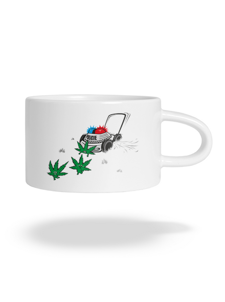 Ganja krize hrnek makronka White