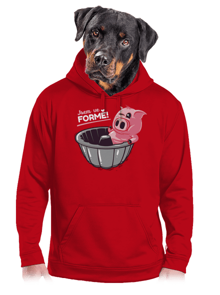 Ve formě pánská mikina klokanka Red