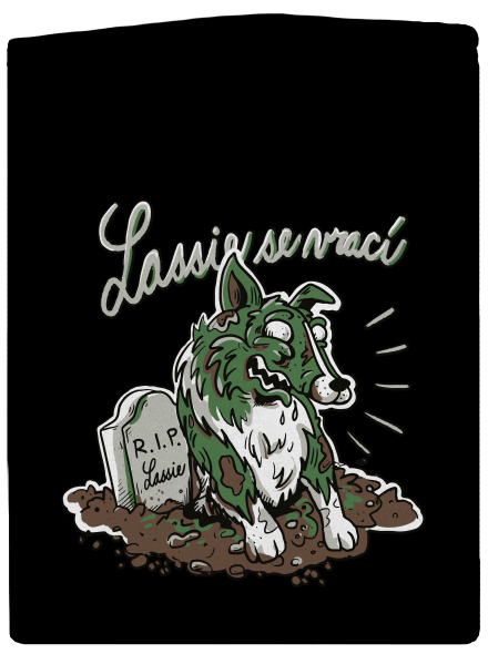 Lassie se vrací dámská mikina na zip Black