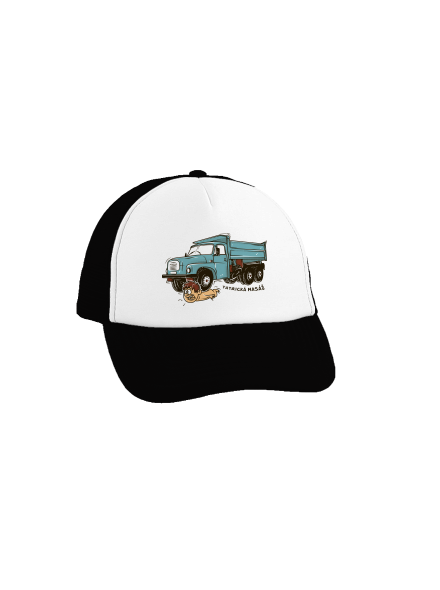 Tatrická masáž kšiltovka truckerka Black cap
