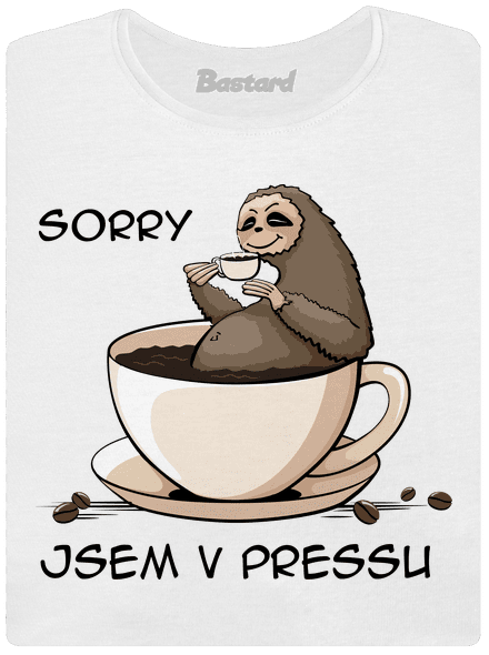 V pressu dámské tričko premium White