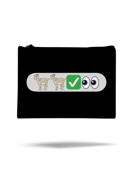 Emoji taštička Black