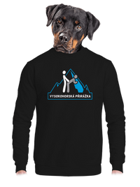 unisex mikina bez kapuce