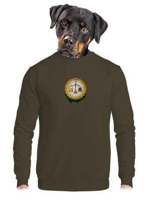 Pivní horoskop: Váha unisex mikina bez kapuce Urban Khaki