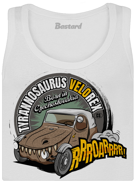 Tyrannosaurus Velorex dámské tílko klasické White