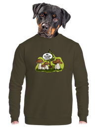 unisex mikina bez kapuce