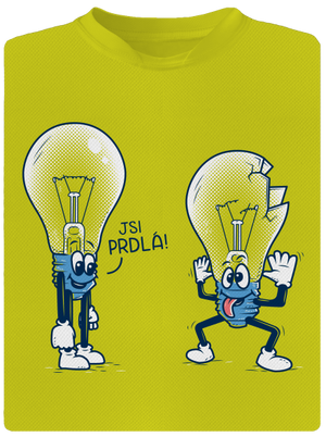 Prdlá dětské sportovní tričko Neon Yellow