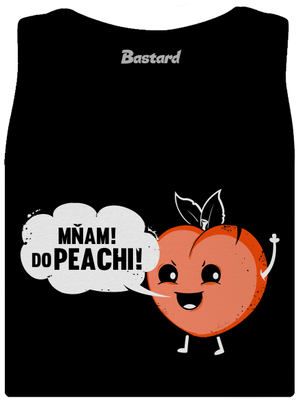 Mňam do peachi dámské tílko klasické Black