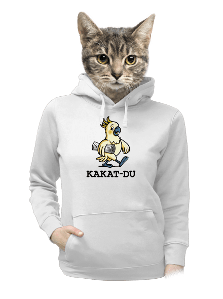 Kakat-du dámská mikina klokanka White