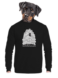 unisex mikina bez kapuce