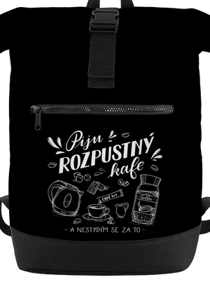 B12: Piju rozpustný batoh Black