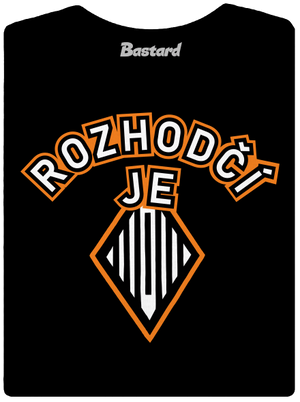 Rozhodčí dámské tričko premium Black