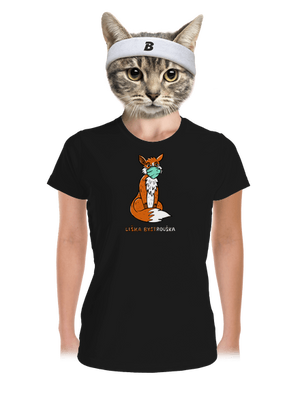 Liška Bystrouška dámské sportovní tričko Black