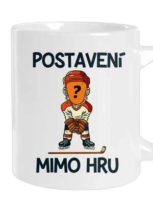 Postavení mimo hru velký hrnek White