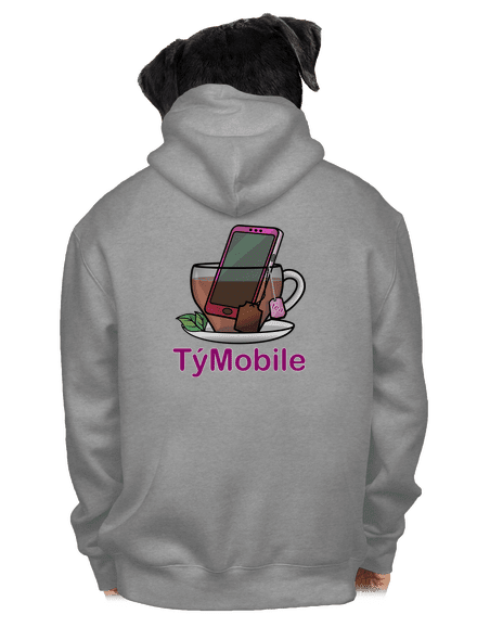 TýMobile pánská mikina na zip Light Melange