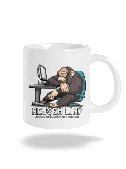 Nejsem líný klasický hrnek White