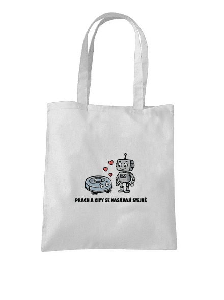 Láska mezi roboty taška White