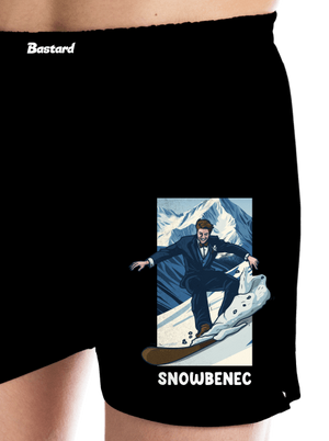 Snowbenec a snowbenka pánské trenky Black