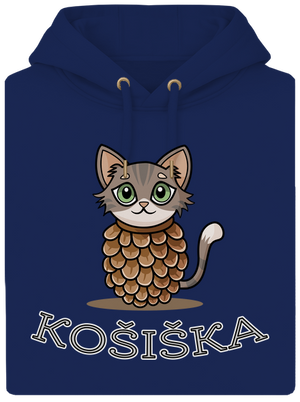 Košiška unisex mikina premium Navy