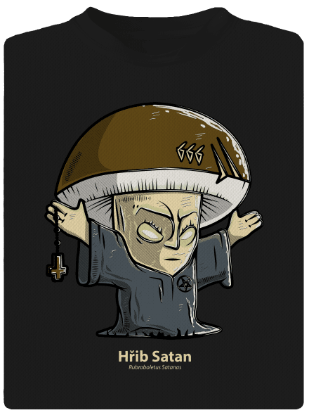 Hřib Satan pánské sportovní tričko Black