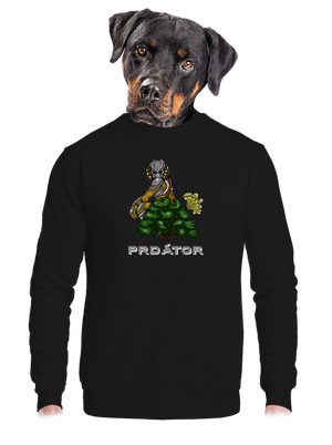 unisex mikina bez kapuce