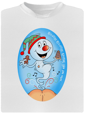 Vánoční duch dětské sportovní tričko White