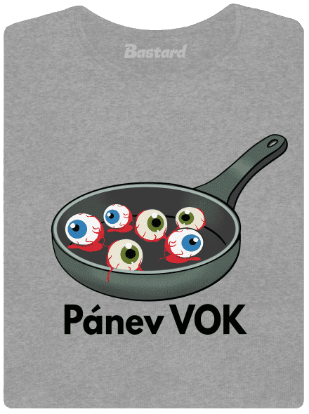 Pánev vok dámské tričko Dark Gray Melange