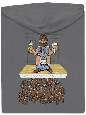 BurChuck dámská mikina na zip Steel Gray