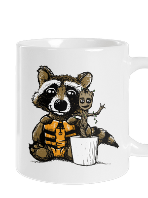 Strážci galaxie klasický hrnek White