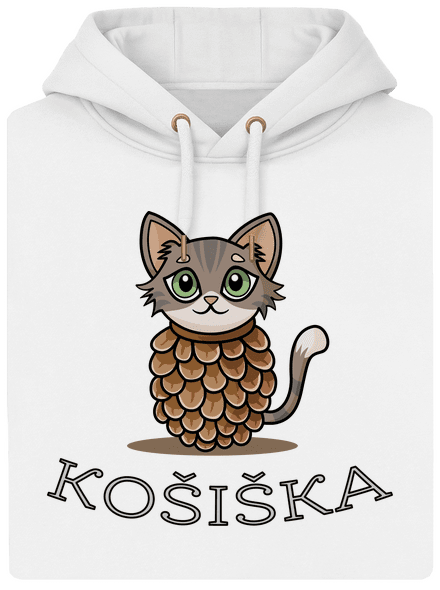 Košiška unisex mikina premium Snowwhite