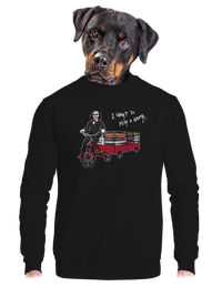 unisex mikina bez kapuce